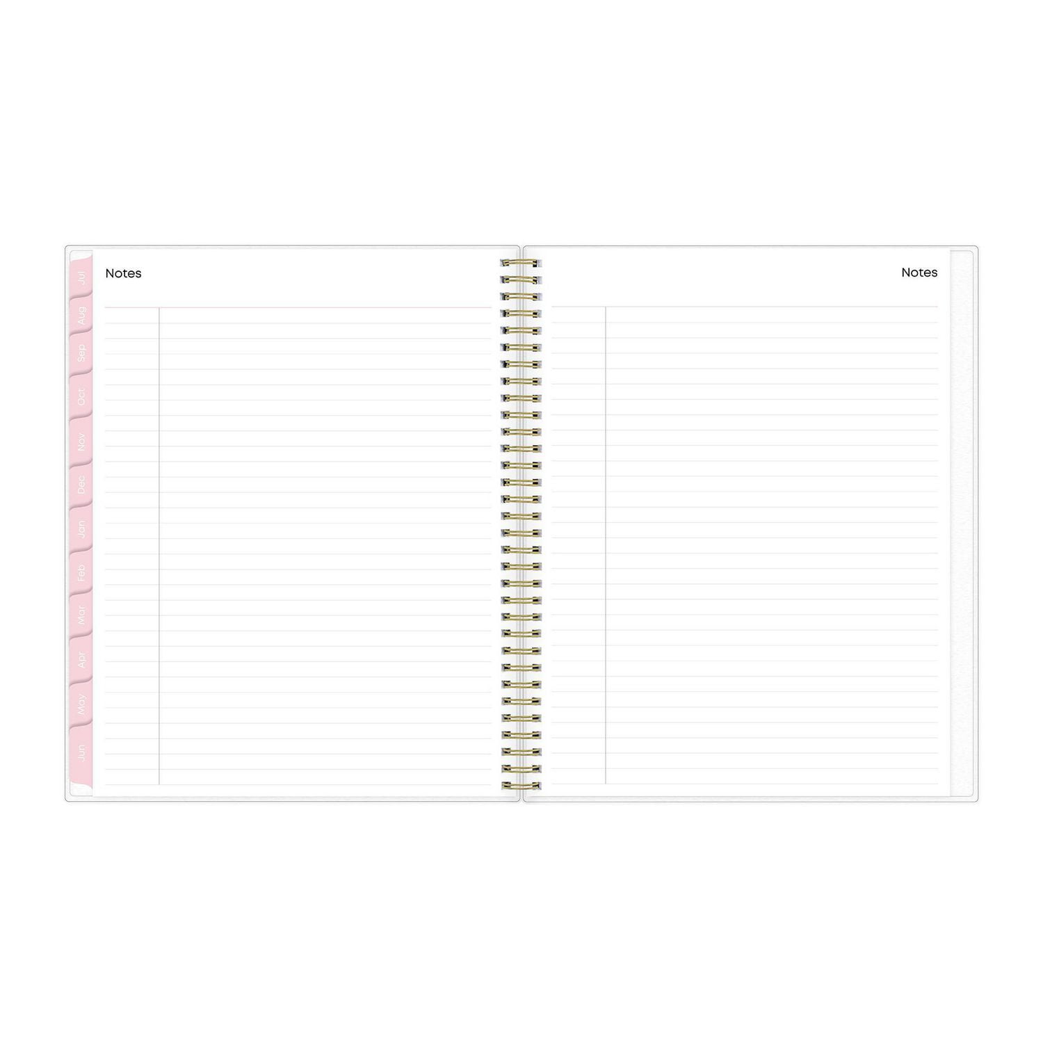Agenda hebdomadaire/mensuel Blue Sky Laurel, grand format, année 2021-2022