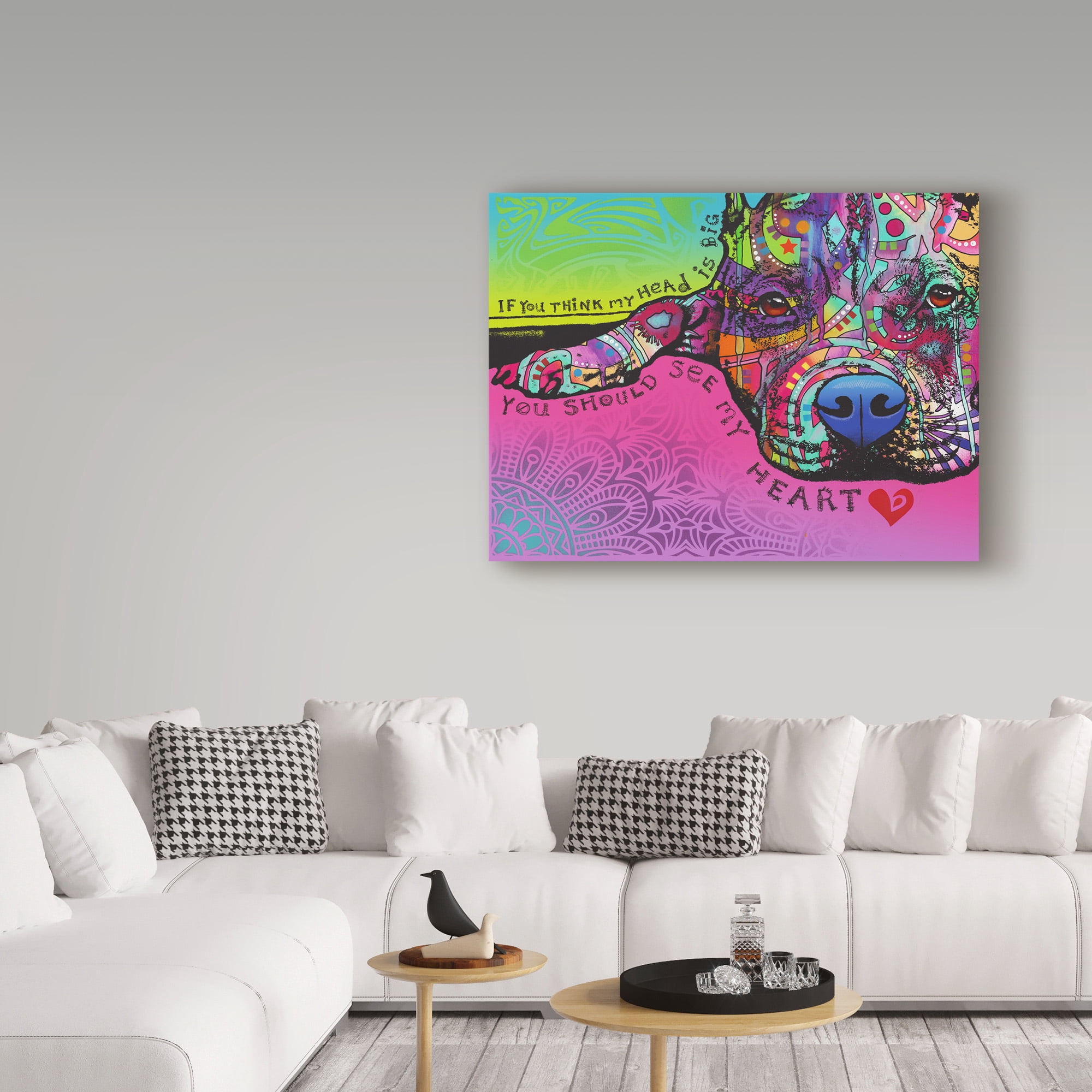 Trademark Fine Art 'You Should See My Heart' Canvas Art by Dean Russo