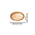 thumbnail image 3 of Wicker Basket Rattan Woven Basket for Storing Bread Fruit Snacks Natural Wood Lightweight Kitchen Restaurant Home Decor, 3 of 6