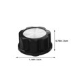 thumbnail image 2 of KONTONTY 3Pcs Mechanical Knob Timer Control for Air Fryer Oven Pressure Cooker Kitchen Appliances Black Round Plastic, 2 of 8