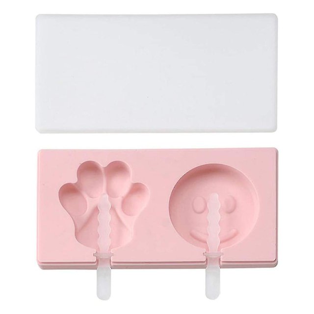Molde para hielo, juego de moldes para paletas de hielo, con palos de plástico de 12 Uds.