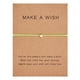 thumbnail image 1 of Pulsera Tarjeta de papel Cuerda de nylon Aleación Pulsera ajustable Amigos Familia Regalo Wmkox8yi sjalhkljlk5525, 1 of 1