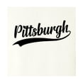 thumbnail image 3 of Go All Out City Of Pittsburgh Pennsylvania Pride Fashion Script Cropped Hooded Sweatshirt Women, 3 of 3