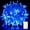 Blue, variant on Viworld 33ft 100 LED Christmas String Lights, 8 Modes Twinkle Fairy Lights Main Plug in, Waterproof Connectable Decorative Light for Wedding Party Christmas Tree Halloween, Multicolor