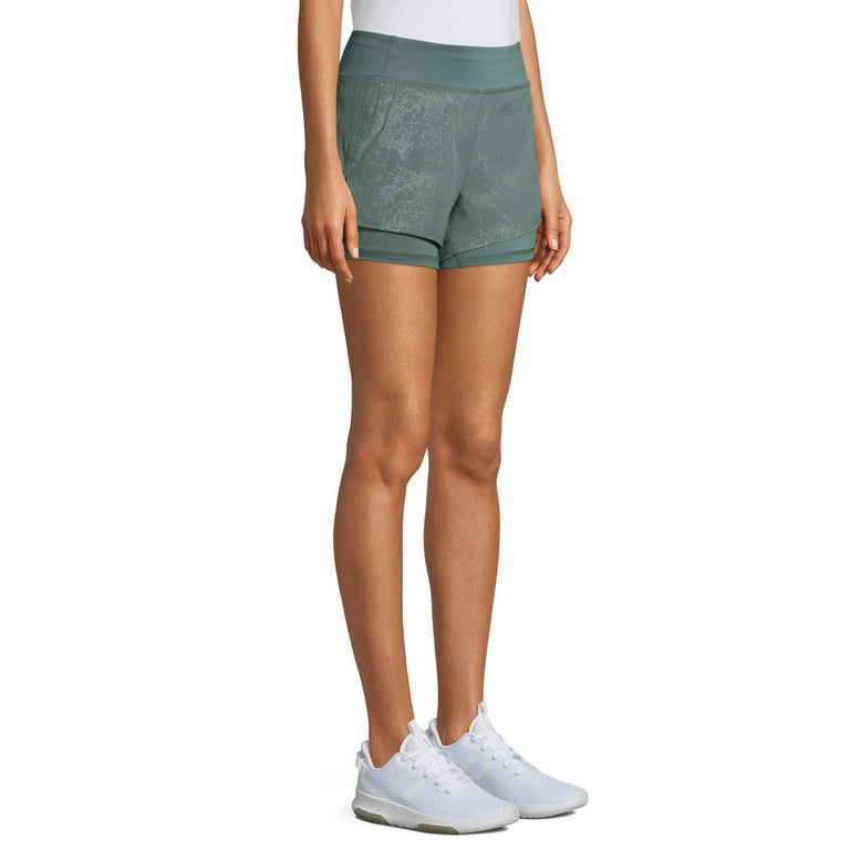 Apana Women's Active Printed Running Shorts - Walmart.com