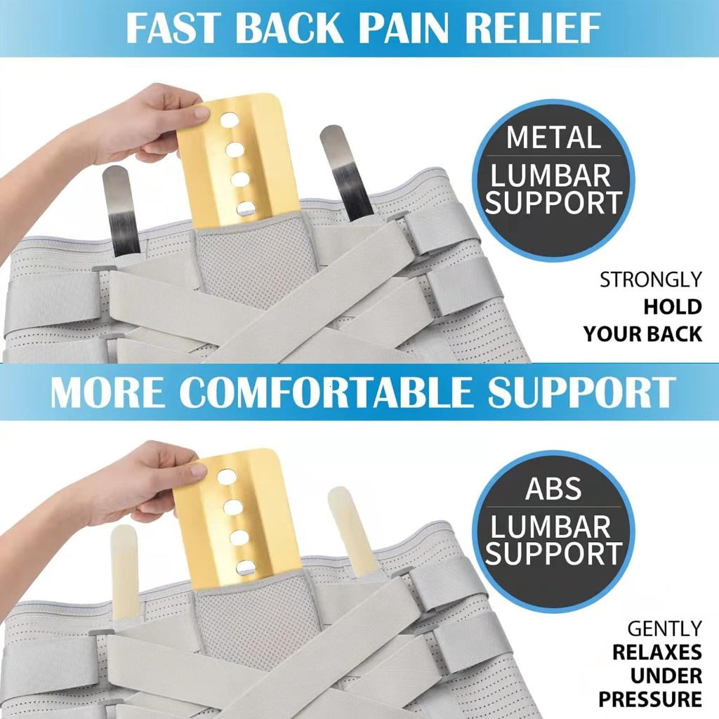 Osdhezcn Adjustable Lumbar Belt Fit Men Women For Herniated Disc Pains Relief