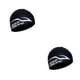 thumbnail image 3 of Soidarity Gorro de natación elástico Keep Diving, impermeable, portátil, plegable, tamaño libre, gorro de piscina, accesorios para la cabeza Negro 2Conjunto, 3 of 6