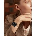 thumbnail image 3 of Wearlizer Stainless Steel Scrollwork Band Compatible with Apple Watch, Dressy Chain Bracelet for Women, 38/40/41/42/44/45/46/49mm, Series 11/10/9/8/7/6/5/4, SE, Ultra 5, 3 of 7