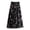 Z1-Black, variant on Maxi Skirts for Women White Column Striped Soft Flowy Elastic Waisted Casual Pleated Skirts with Pockets
