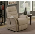 thumbnail image 2 of Fauteuil Inclinable en Tissu avec Port USB en Tan, 2 of 13