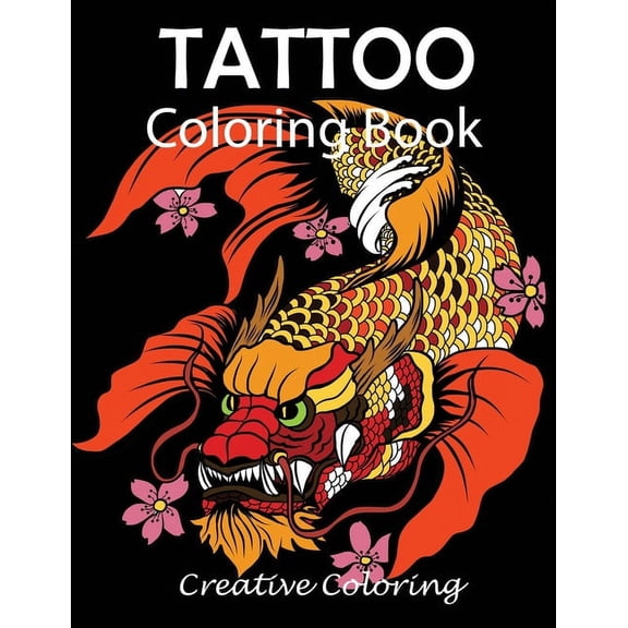 Tattoo Coloring Book, (Paperback)