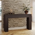 thumbnail image 6 of PLAMLE 55 Inch Console Table for Entryway, Narrow Sofa Table Behind Couch with Storage Shelf, Farmhouse Wooden Hallway Table for Living Room, Foyer, Small Spaces, 6 of 8