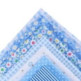 thumbnail image 4 of Hi.FANCY 7-Piece DIY Assorted Printed Cotton Fabric Cloth Quilting Material 25x25cm/9.84*9.84inch Blue, 4 of 5