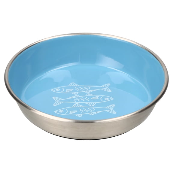 Vibrant Life Stainless Steel Cat Food Saucer