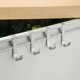 thumbnail image 4 of Gancho de acero inoxidable en forma de S detrás de la puerta del armario de la cocina, organizador de llaves con orificios multiusos gratis para la puerta del baño, 4 of 5