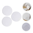 thumbnail image 3 of Minkissy 3 Pcs Small Canvases White Wood DIY Accessory for Giving, 3 of 7