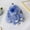 Blue, variant on HaCpiu 5.51" Deluxe Soft Fluffy Rabbit Keychain - Premium Plush Bunny Key Ring, Faux Fur Pompom Bag Charm & Aesthetic Backpack Accessory