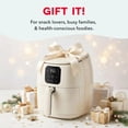 thumbnail image 7 of Compact Digital Air Fryer – 2.6 Quart, Cream, Ceramic Nonstick, Auto Shut-Off, Adjustable Temperature, 7 of 7