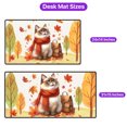 thumbnail image 5 of Welcome Fall Ragdoll Enjoys School Time Autumn Fall Leaves Desk Mat Full Keyboard Mouse Pad Cat Lover Kitten Owner Gifts Idea Large Mousepad - 02013, 5 of 5