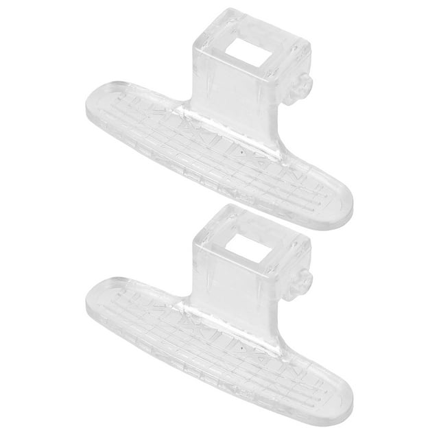USHOBE 2Pcs Universal Transparent Washer Machine Handle Easy Installation Washing Machine Accessory