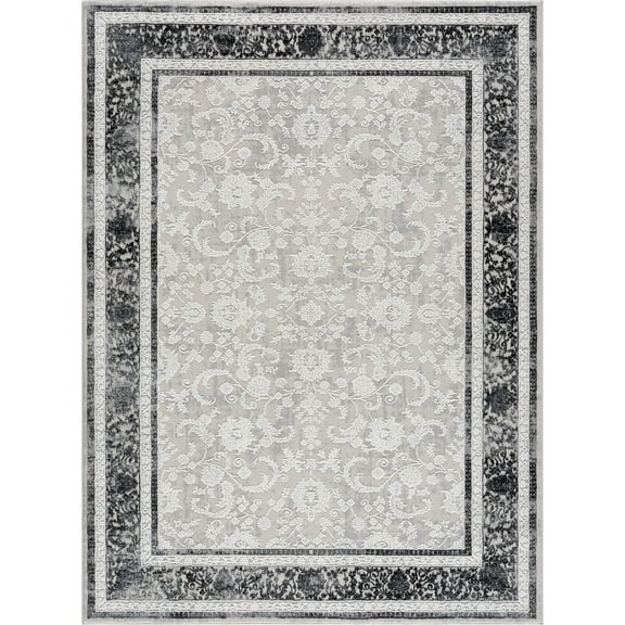 United Weavers Reserve Milestone Grey Area Rug 5'3" x 7'2"