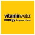 thumbnail image 2 of vitaminwater-Energy Tropical Citrus Flavored Water Beverage, 16.9 fl oz, 6 Pack Bottles, 2 of 5