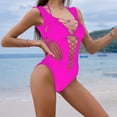thumbnail image 4 of Women's Cut Out Fishnet Teddy Lingerie Mesh One Piece Bodysuit, 4 of 6