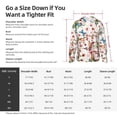 thumbnail image 6 of Goofa Watercolor Floral With Butterflies Printed Women's UPF 50+ Sun Protection Hoodie Jacket Lightweight Long Sleeve Sun Shirt for Women with Pocket Hiking Outdoor-3X-Large, 6 of 9