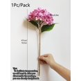 thumbnail image 3 of 1Pc White Artificial Hydrangea Real-looking Silk Hydrangea Flower Arrangements Fake Floral Brunch for DIY Wedding Bouquet Party Home Living Room Kitch, 3 of 4
