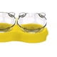 thumbnail image 3 of Cuencos dobles para mascotas, cuencos de plástico para comida para perros, cuencos de alimentación para mascotas, estética elegante, 3 of 5