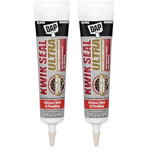 Sellador DAP Kwik Seal Ultra Biscuit, 162 ml, paquete de 2