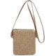thumbnail image 1 of Bolso de playa de paja para mujer, lindo bolso de paja de verano, pequeño bolso bandolera de paja para vacaciones, 1 of 4