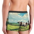 thumbnail image 4 of Rateoe Prairie Pasture Cow Mens Boxer Briefs Poly Spandex Performance Boxer Briefs Underwear Hem Boxer Briefs - XX-Large, 4 of 8