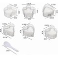 thumbnail image 1 of Sushi Mold, 6pcs Rice Ball Mold And Rice Spoon, Kawaii Rice Ball Mold, Kids Lunch Box Diy Non-stick Rice Ball Mold, 1 of 3