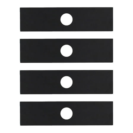 Qty 4: 8" x 2" x 0.125" x 1" Edger Blade  Fits Universal Products Replaces 13940