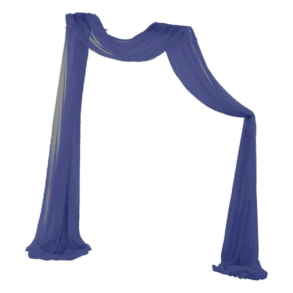 Tissu Chiffon de Drapage pour Arche de Mariage Réutilisable pour Cérémonie de Fiançailles Mariage 1x Bleu Marine