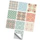 thumbnail image 4 of 10 Piezas Varios Patrones Calcomanías de Pared Calcomanías de Salpicaduras de Cocina Calcomanías para 6x6 Pu - , 15x15cm Colco Etiqueta autoadhesiva de la pared, 4 of 8