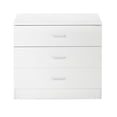 thumbnail image 2 of EDOEMSE Modern 3 Drawer Nightstand Wooden, Bedside Furniture & Table, Wood Chest of Drawers with Storage, White, 2 of 13