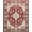 Red, Pattern 2, variant on ODIKA Vintage Ornamental Papel Distressed Scroll Border Burgundy Picado for Dorm Room, Small Living Apartment, Stain Resistant Low Profile