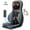 Black (With App Remote), variant on Comfier Shiatsu Neck Back Massager with App Remote, 2D/3D Kneading Massage Chair Pad, Heating Compression Seat Cushion Massagers, Ideal Gifts - Black