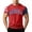 Red, variant on LWavelet Patriotic T-Shirts for Men USA Flag T-Shirt Independence Day American Flag Short Sleeve Graphic Tee