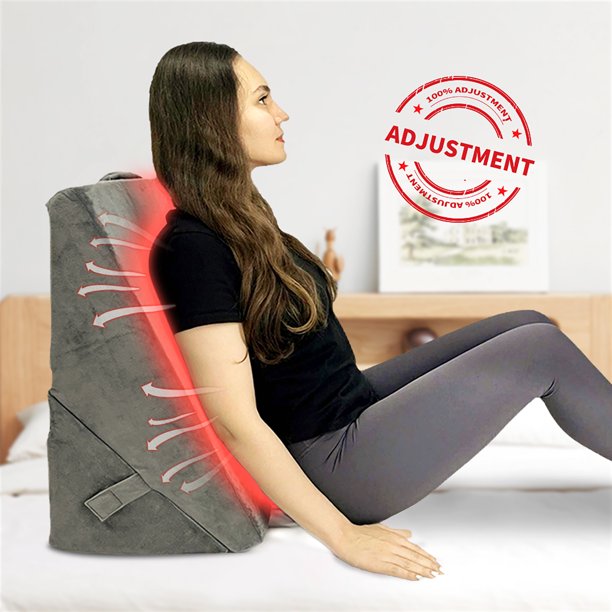 WhatsBedding Bed Wedge Pillow for Sleep Apnea, Acid Reflux, Anti