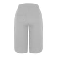 thumbnail image 7 of MOJOGO Solid Sportwear Pants for Women Pockets Drawstring Waist Pants with Split Hem Workout Capris for Runing Yoga XXL, 7 of 7