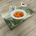thumbnail image 2 of Ambesonne Sage Green Place Mats Set of 4, Dreamy Scenario Meadow, Standard Size, Slate Brown Teal, 2 of 5