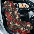 thumbnail image 2 of Xixirimido Red Roses & Skulls Print Car Accessories Sweat Towel Seat Cover Universal Non-Slip for Car Truck SUV Athletic Running Towel for Workout Outdoor Sport Activities, 2 of 8