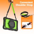 thumbnail image 4 of Case for iPad Mini 5 2019/Mini 4 2015 (5th/4th Generation 7.9 inch), 360 Rotating Stand Handle Shoulder Strap Heavy Duty Shockproof Cover, Lime PC, 4 of 7