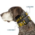 thumbnail image 2 of Collar para mascotas, collar de perro, hebilla de plástico, Pluto Expressions naranja, 15 a 24 pulgadas, 1.0 pulgadas de ancho, 2 of 8