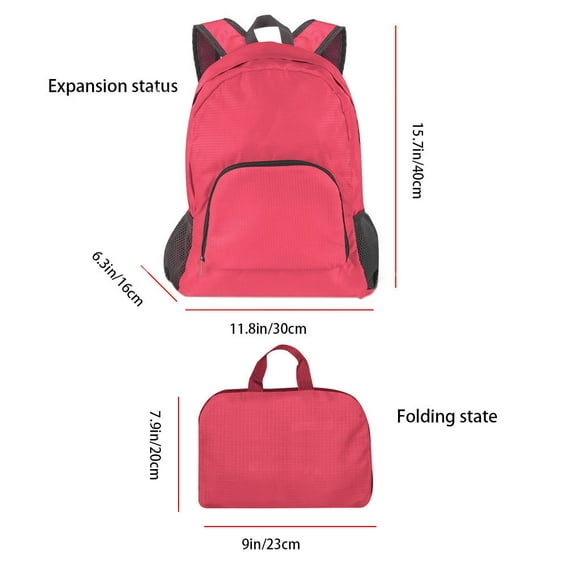 Travel Hiking Daypack Anti Theft School Bag Waterproof Pack Portable Folding Backpack Outdoor Travel Backpack