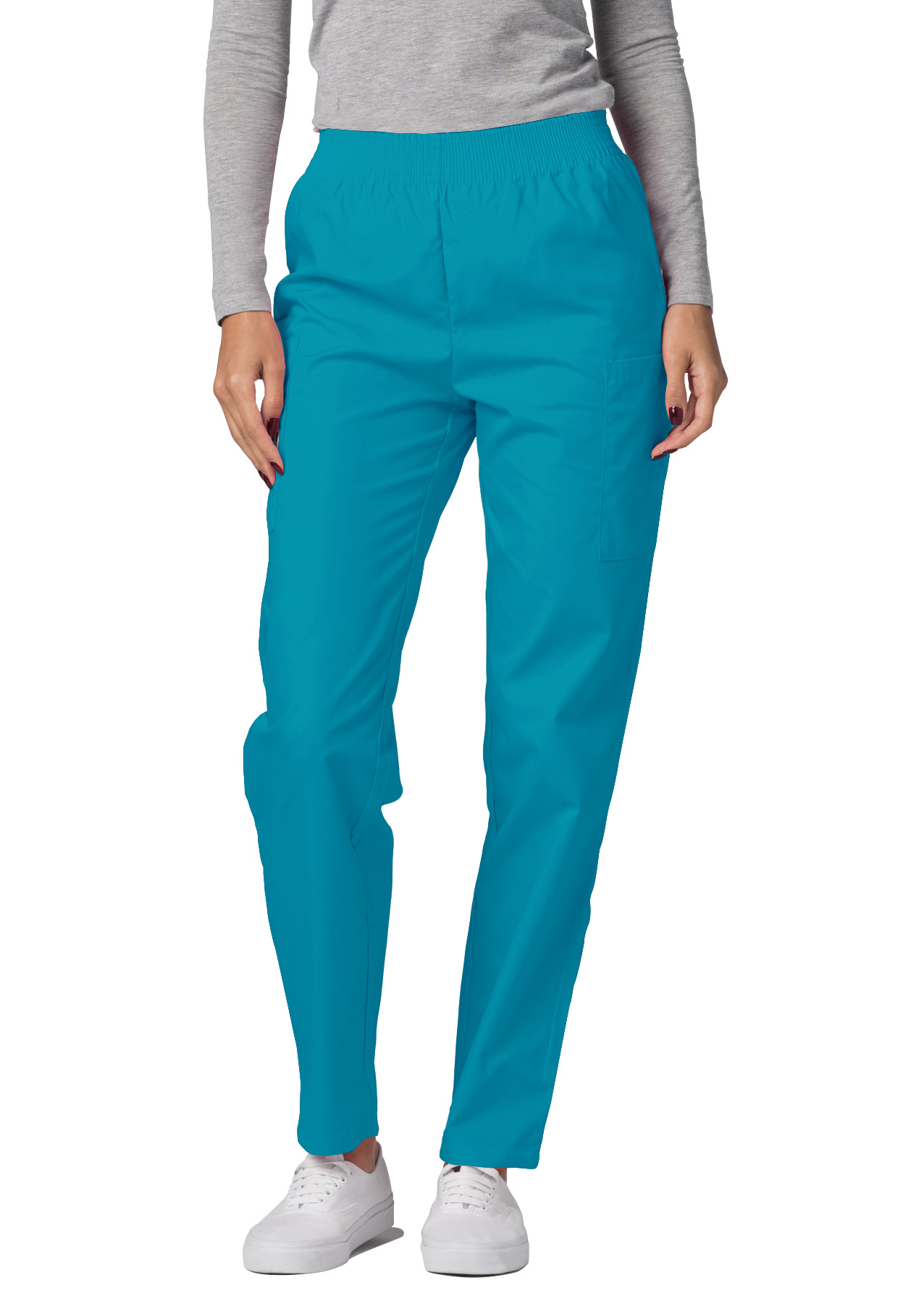 Adar Universal Scrubs for Women - Tapered Utility Cargo Scrub Pants