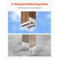 thumbnail image 4 of Base para postes VEVOR, 6 x 6, 10 unidades, interior, 139,5 x 141,5 mm, acero al carbono, 4 of 9
